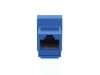 Picture of CAT6 SpeedTerm Keystone Jack 180 Degree 110 UTP - Blue