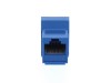 Picture of CAT6 SpeedTerm Keystone Jack 180 Degree 110 UTP - Blue