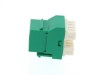 Picture of CAT6 SpeedTerm Keystone Jack 180 Degree 110 UTP - Green