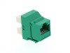 Picture of CAT6 SpeedTerm Keystone Jack 180 Degree 110 UTP - Green