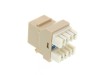 Picture of CAT6 SpeedTerm Keystone Jack 180 Degree 110 UTP - Ivory