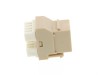 Picture of CAT6 SpeedTerm Keystone Jack 180 Degree 110 UTP - Ivory