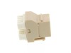 Picture of CAT6 SpeedTerm Keystone Jack 180 Degree 110 UTP - Ivory