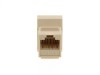 Picture of CAT6 SpeedTerm Keystone Jack 180 Degree 110 UTP - Ivory