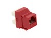 Picture of CAT6 SpeedTerm Keystone Jack 180 Degree 110 UTP - Red