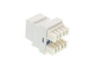 Picture of CAT6 SpeedTerm Keystone Jack 180 Degree 110 UTP - White