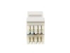 Picture of CAT6 SpeedTerm Keystone Jack 180 Degree 110 UTP - White