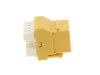 Picture of CAT6 SpeedTerm Keystone Jack 180 Degree 110 UTP - Yellow