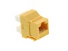 Picture of CAT6 SpeedTerm Keystone Jack 180 Degree 110 UTP - Yellow