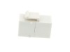 Picture of RJ45 Cat6 Keystone Jack - Pass Through Panel Mount - White