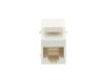 Picture of RJ45 Cat6 Keystone Jack - Pass Through Panel Mount - White