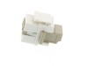 Picture of Fiber Optic Keystone Coupler - LC to LC Multimode Duplex - White