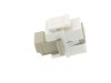 Picture of Fiber Optic Keystone Coupler - LC to LC Multimode Duplex - White
