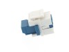 Picture of Fiber Optic Keystone Coupler - LC to LC Singlemode Duplex - White