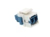 Picture of Fiber Optic Keystone Coupler - LC to LC Singlemode Duplex - White