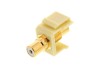 Picture of Feed Through Keystone Jack - RCA (Component / Composite) - Ivory - Color Coded White