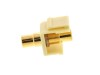 Picture of Feed Through Keystone Jack - RCA (Component / Composite) - Ivory - Color Coded White