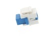 Picture of Fiber Optic Keystone Coupler - SC to SC Singlemode Simplex - White