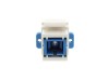 Picture of Fiber Optic Keystone Coupler - SC to SC Singlemode Simplex - White