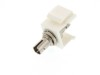 Picture of Fiber Optic Keystone Coupler - ST to ST Multimode Simplex - White