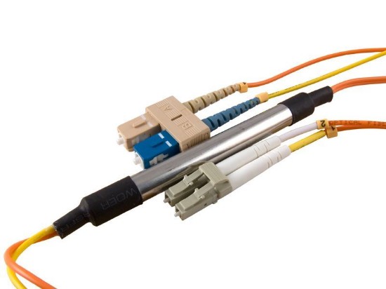 Picture of 1M Mode Conditioning Duplex Fiber Optic Patch Cable (62.5/125) - LC (equip.) to SC
