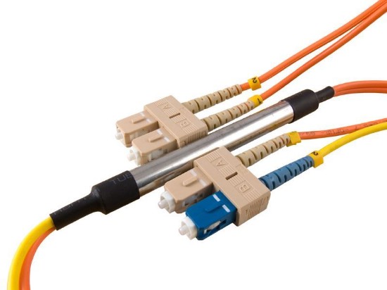 Picture of 1M Mode Conditioning Duplex Fiber Optic Patch Cable (62.5/125) - SC to SC