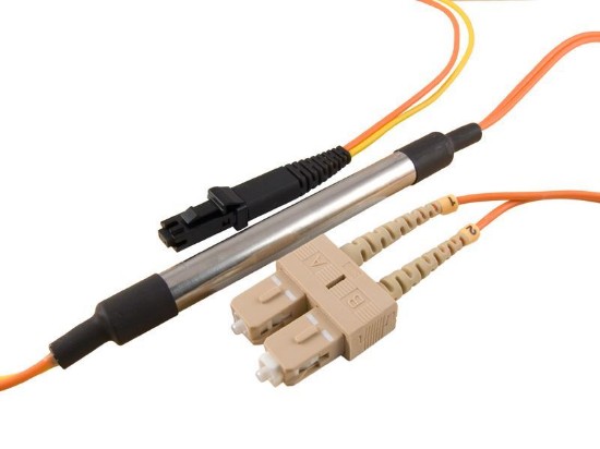 Picture of 1M Mode Conditioning Duplex Fiber Optic Patch Cable (50/125) - SC (equip.) to MTRJ