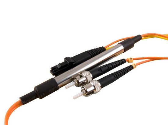 Picture of 1M Mode Conditioning Duplex Fiber Optic Patch Cable (50/125) - MTRJ (equip.) to ST