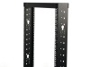 Picture of 2-Post Open Frame Network Relay Rack - 25U, M6 Cage Nut Rails
