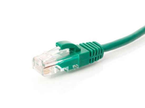 Picture of CAT5e Patch Cable - 1 FT, Green, Booted