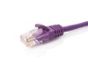 Picture of CAT5e Patch Cable - 1 FT, Purple, Booted