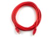 Picture of CAT5e Patch Cable - 15 FT, Red, Booted