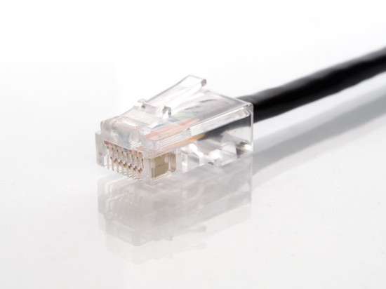 Picture of Cat5e Ethernet Patch Cable, 100 ft, Black