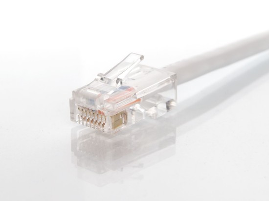 Picture of CAT5e Patch Cable - 10 FT, White, Assembled