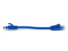 Picture of CAT6 Patch Cable - 6 IN, Blue, Booted
