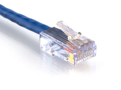 Picture of CAT6 Patch Cable - 2 FT, Blue, Assembled