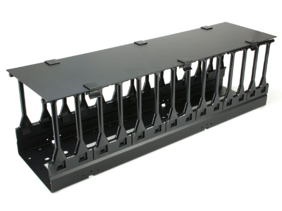 Picture of Vertical Mount Cable Tray - 6 Inches, Black