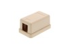 Picture of 1 Port Surface Mount Box - Ivory