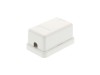 Picture of 1 Port Surface Mount Box - White