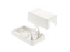 Picture of 1 Port Surface Mount Box - White