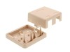 Picture of 2 Port Surface Mount Box - Ivory