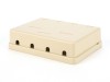 Picture of 4 Port Surface Mount Box - Ivory