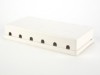 Picture of 6 Port Surface Mount Box - White