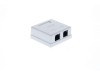 Picture of Surface Mount Box with CAT5e 110 Punch Down Terminals -Dual  RJ45 - 8 Conductor