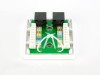 Picture of Surface Mount Box with CAT5e 110 Punch Down Terminals -Dual  RJ45 - 8 Conductor