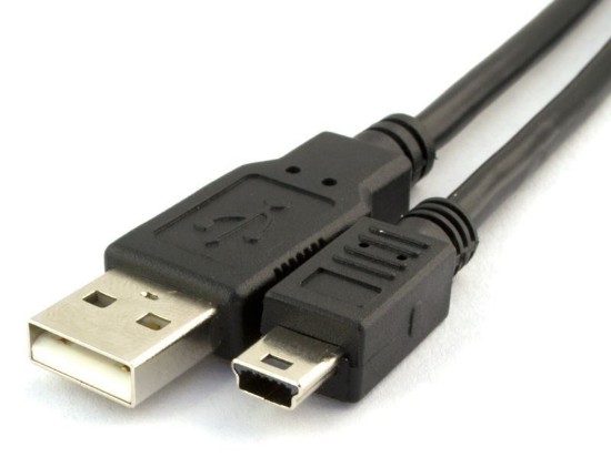 Picture of USB 2.0 Cable A to Mini 5 M/M - 6 FT