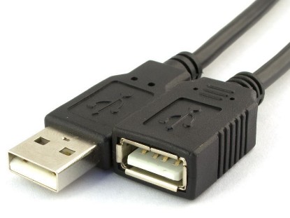 Picture of USB 2.0 Extension Cable A to A M/F - 10 FT