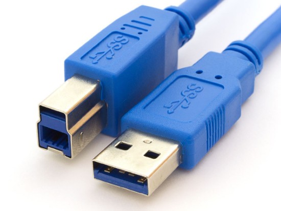 Picture of USB 3.0 SuperSpeed Cable A to B M/M - 3 FT