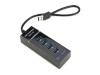 Picture of 4 Port USB 3.0 Hub - Black