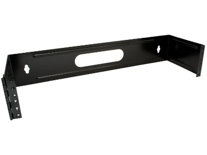 Picture of 2u Wall Mount Bracket - Hinged - Black